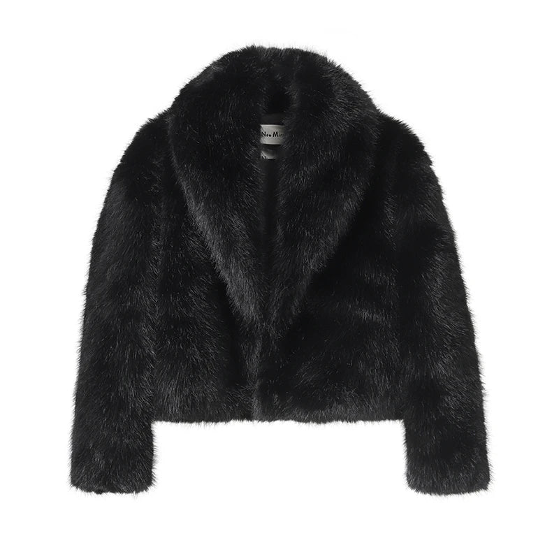 Manteau en Fausse Fourrure