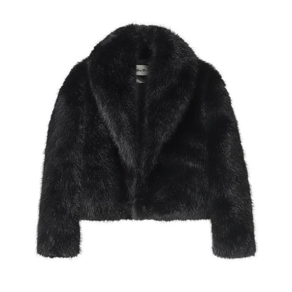 Manteau en Fausse Fourrure