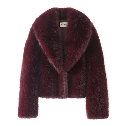 Manteau en Fausse Fourrure