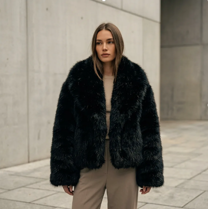 Manteau en Fausse Fourrure